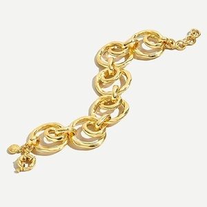 J Crew Loopy hoop chain bracelet nwt